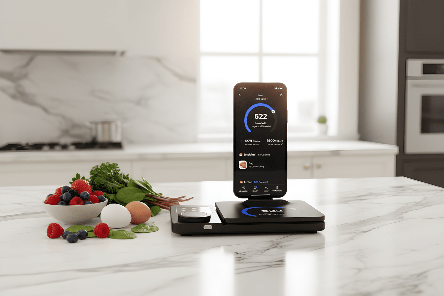 Tinora_smart_nuttrition_scale kjøkkenvekt Tinora Tinoraernæring_helse