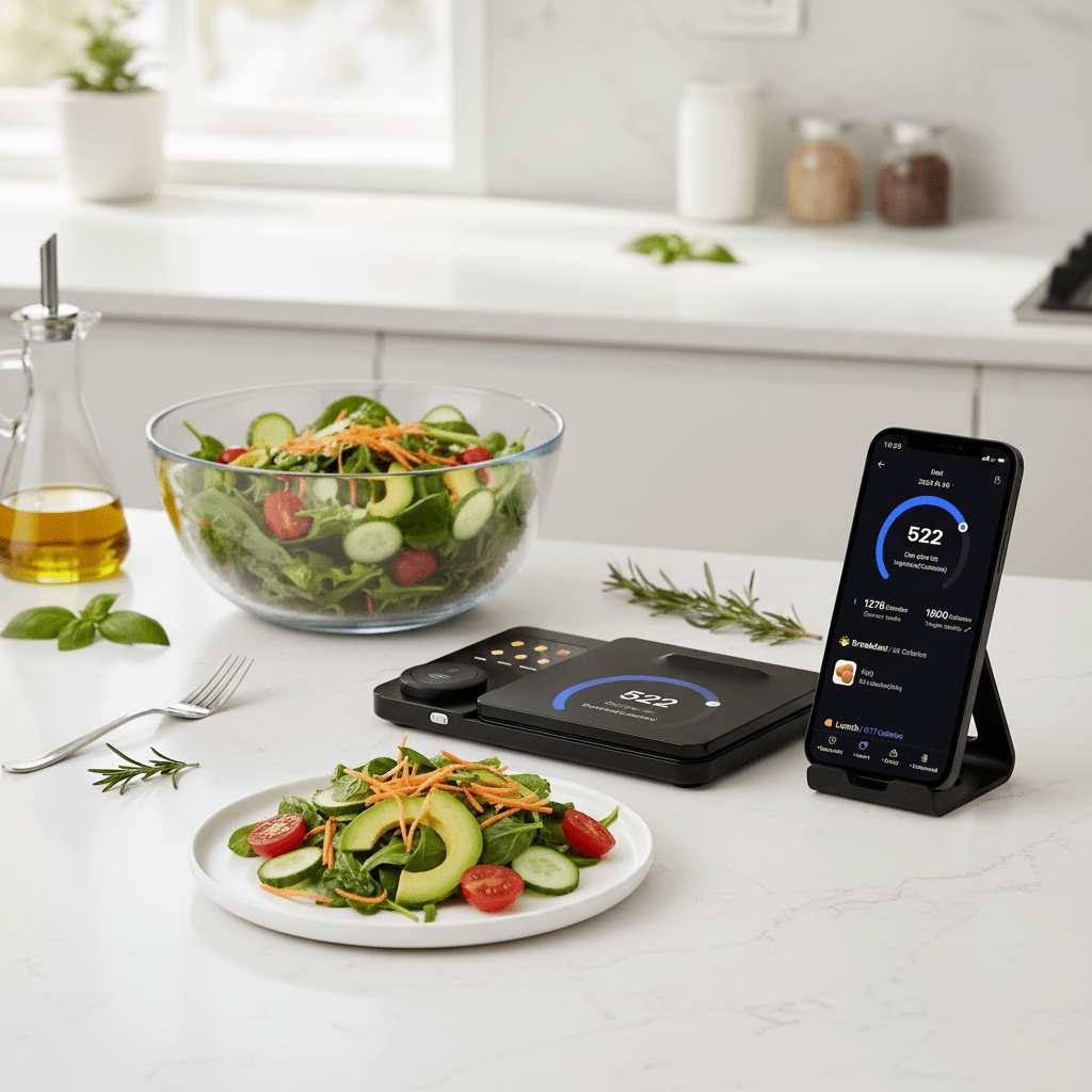 Tinora_smart_nuttrition_scale kjøkkenvekt Tinora Tinoraernæring_helse